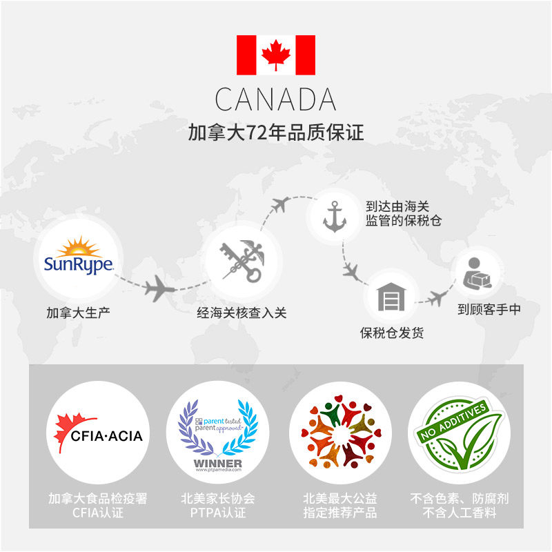 sunrype 72水果条 加食达海外果肉条