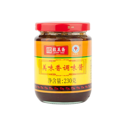 致美斋红棉牌美味香酱 拌面酱炒菜调味酱料焖肉红烧香辣酱230g - 图3