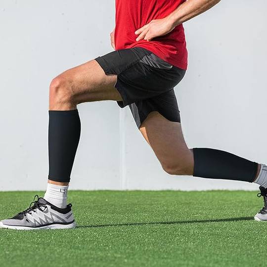 Zenssia德国工艺杜邦运动压力小腿套防水肿护飞行压缩腿套男女