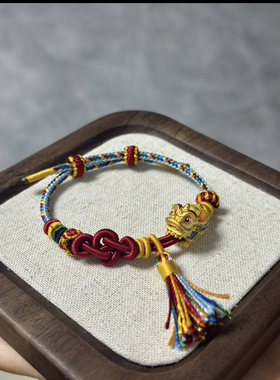 新款纯手工编织八股编手绳可调节