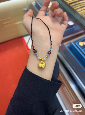 特猫柔小胖福项新中式复古轻奢小众福戴编织毛衣链高颜值个性百搭