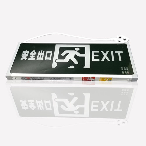 新国标消防应急灯 led插电安全出口指示灯牌疏散层道通道标志灯牌 - 图2