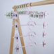 Anti-slip, traceless plastic trouser stand adult JK skirt clip household