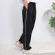 Navy blue straight school uniform pants for men and women, summer thin