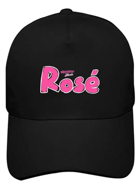 倴韩版rose朴彩英涂鸦设计印花款棒球帽夏季文字简约潮流休闲鸭舌