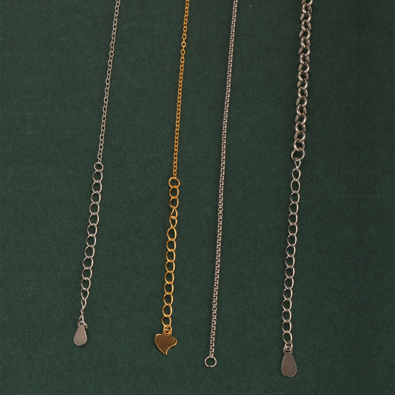 纯银项链女925银链子链条 锁骨足银素链银饰 十字链 盒子链 - 图2