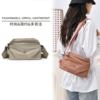 Small bag women's shoulder crossbody bag 2026 new women's casual backpack nylon canvas bag lightweight mobile phone bag