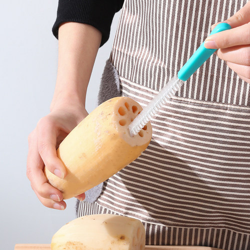 藕洞清洗刷细洗藕神器莲藕孔刷清洁工具奶瓶吸管刷裱花嘴清洗刷子 - 图0