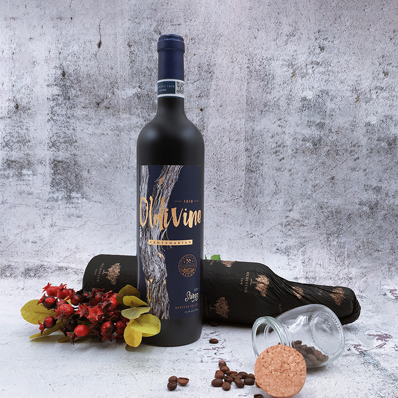 澳大利亚原瓶原装进口 15.5度红酒百年老藤巴罗萨谷西拉750ml单支-图2