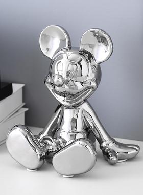 网红卡通轻奢米奇米老鼠客厅摆件