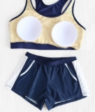 Спортивный модный купальник для спортзала, коллекция 2023, по фигуре, оверсайз, большой размер