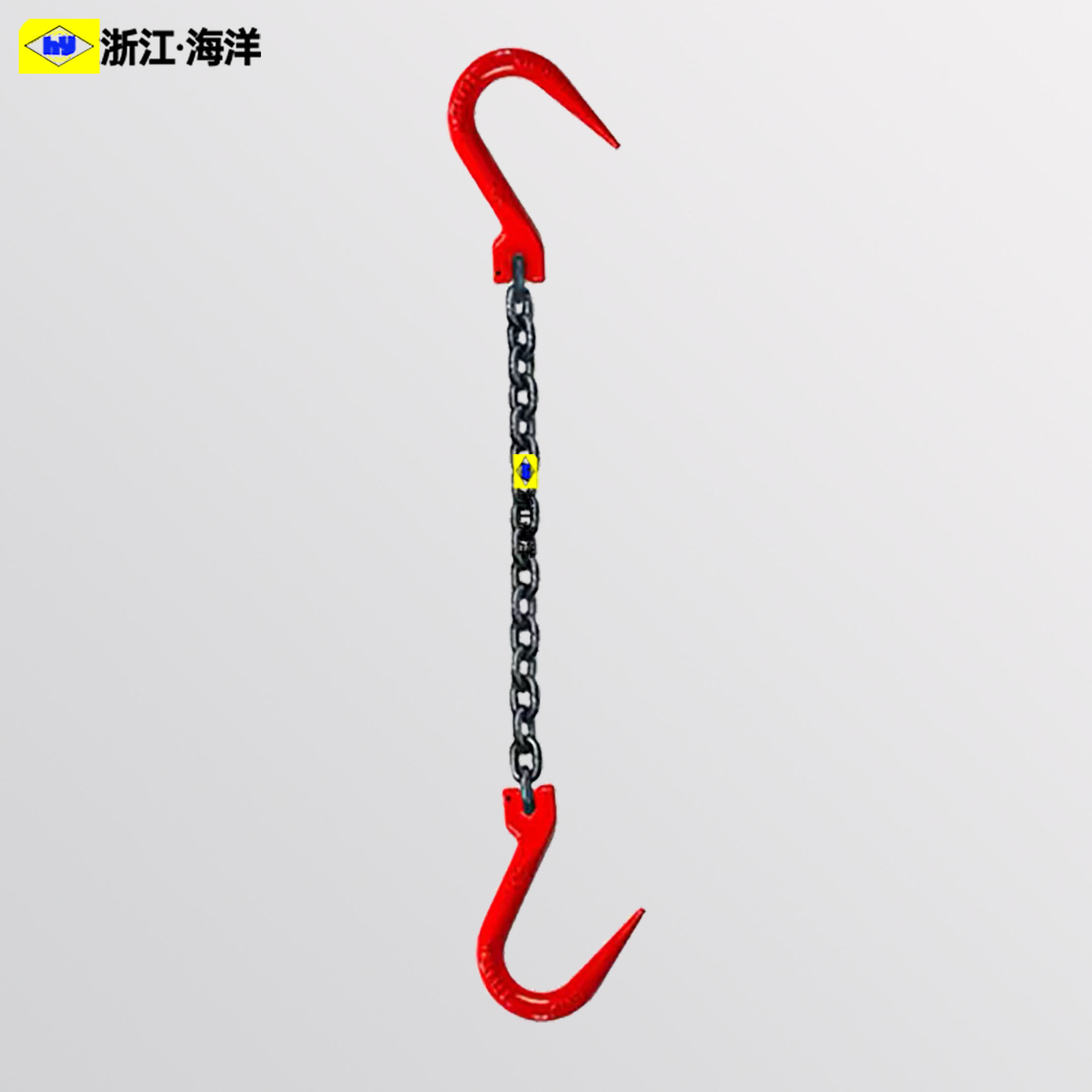 起重链条索具双头吊钩吊环组合吊链单腿吊具吊车羊角挂钩吊装工具,淘宝优惠券,粉丝福利购,淘宝优惠卷