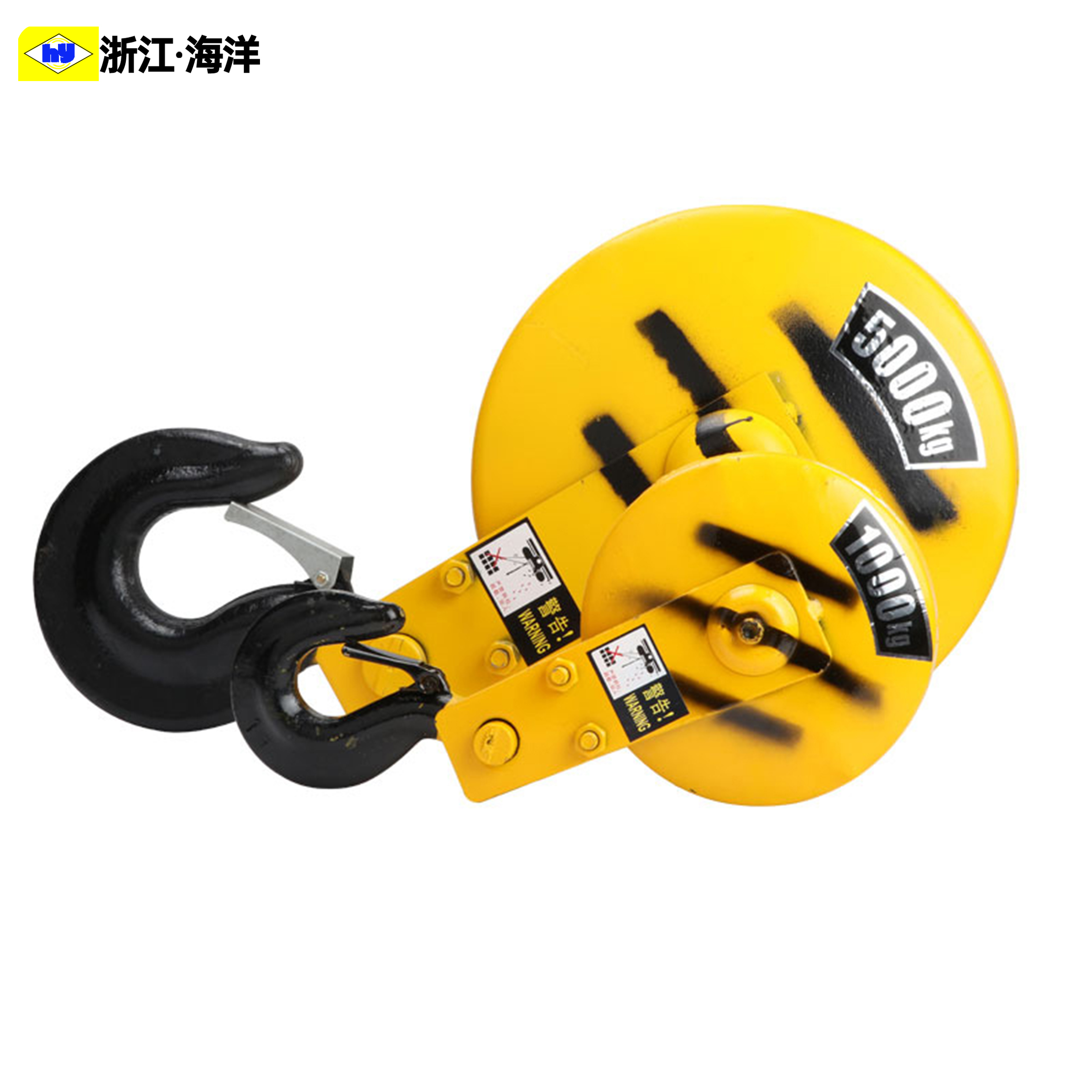 电动葫芦吊钩2吨起重机吊钩挂钩5吨行车吊钩冶金防爆单双滑轮吊钩 - 图1