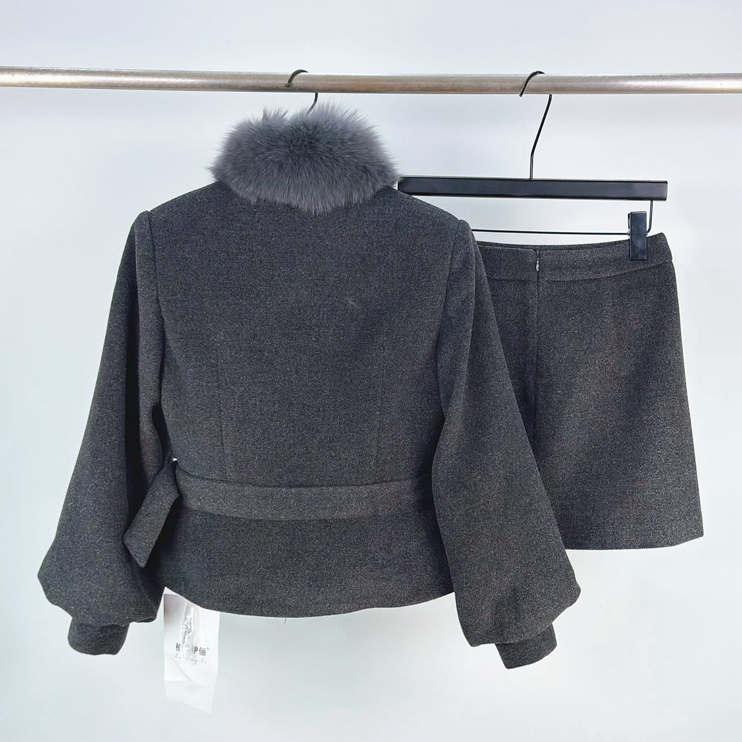 6793富人区千金感狐狸毛领小香风套装女轻奢羽绒外套半身裙两件套,淘宝优惠券,粉丝福利购,淘宝优惠卷