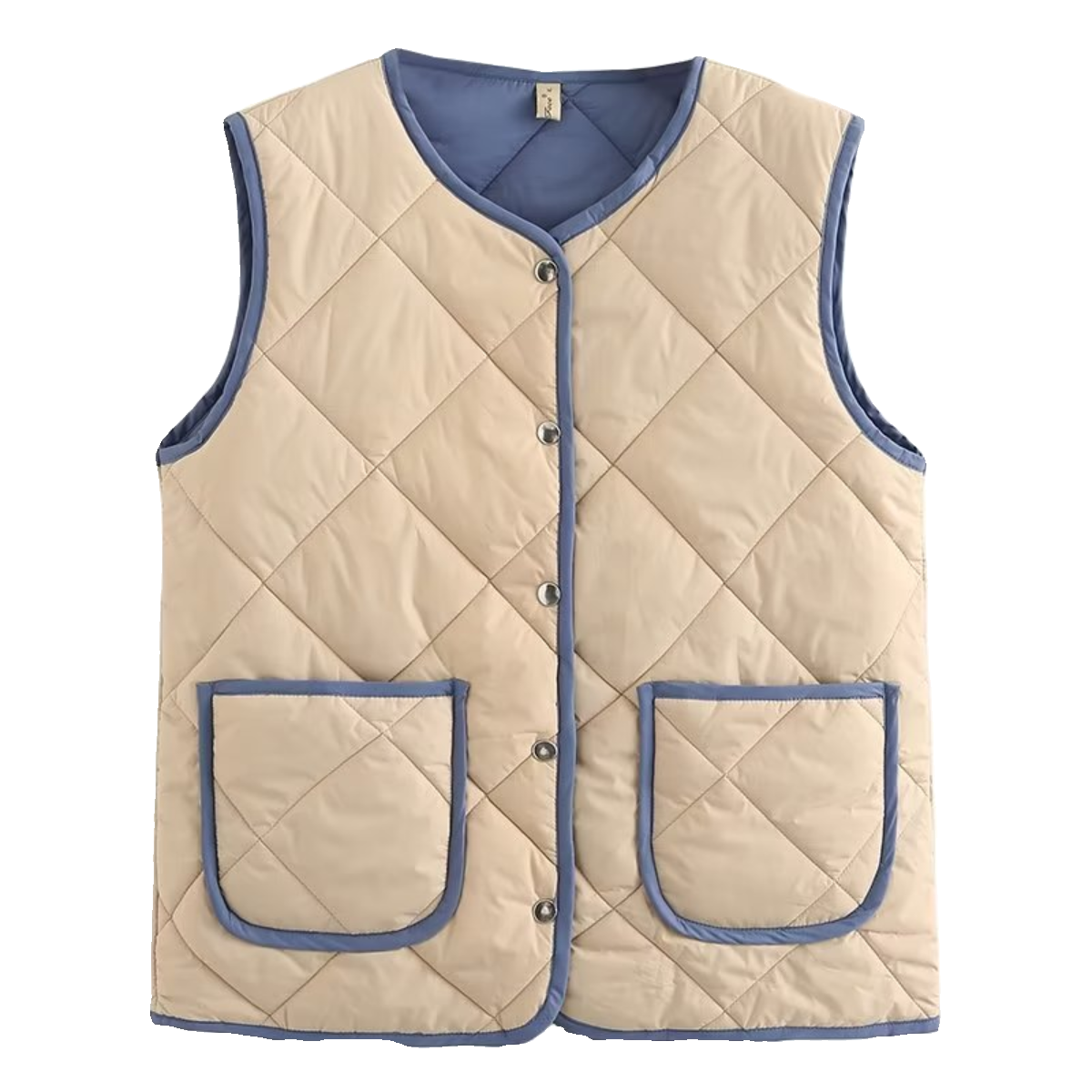 胡子叔大码撞色菱形格轻薄棉马夹女冬新胖mm时尚宽松百搭马甲外套,淘宝优惠券,粉丝福利购,淘宝优惠卷