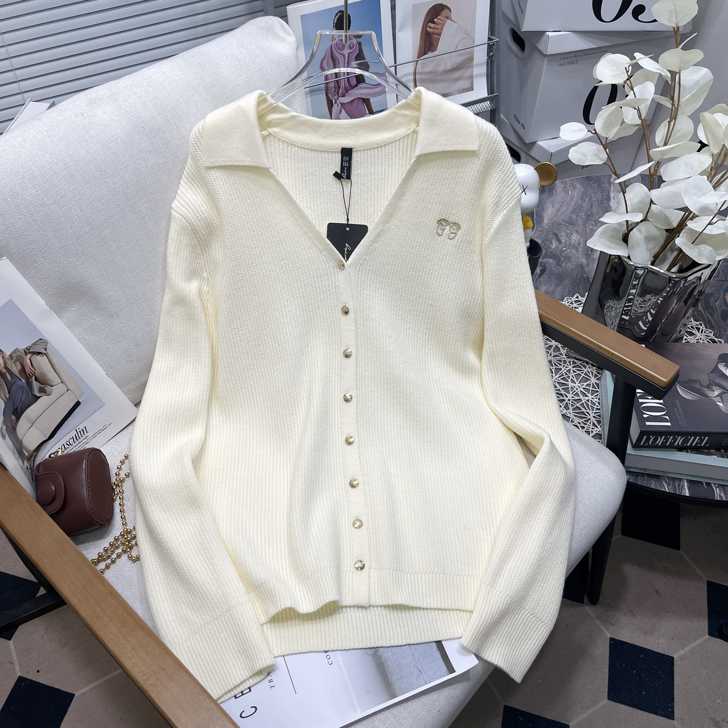 胡子叔大码女装秋季新款巨好看穿搭v领针织衫胖mm韩系漂亮小上衣,淘宝优惠券,粉丝福利购,淘宝优惠卷