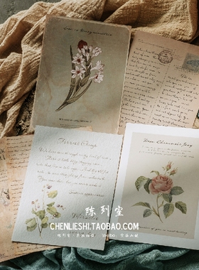 复古乐谱摄影道具做旧明信片摆拍