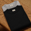 CARMURAT CM Naples Consinee silk cashmere knitted round neck short-sleeved men's sweater