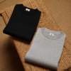CARMURAT CM Naples Consinee silk cashmere knitted round neck short-sleeved men's sweater