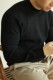 Yuxian pull-out wool round neck long-sleeved sweater