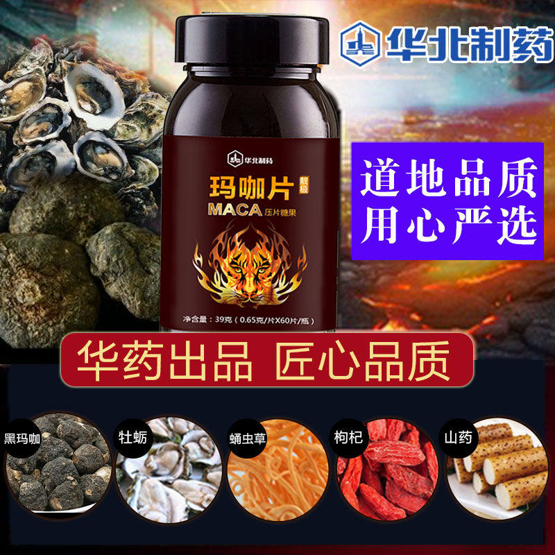 【6瓶装】华北制药玛咖片正品精片 靓极玛咖提取物