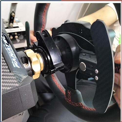 Fanatec csldd pro盘改装 13寸14寸自选通用盘标配磁吸拨片可代工 - 图0