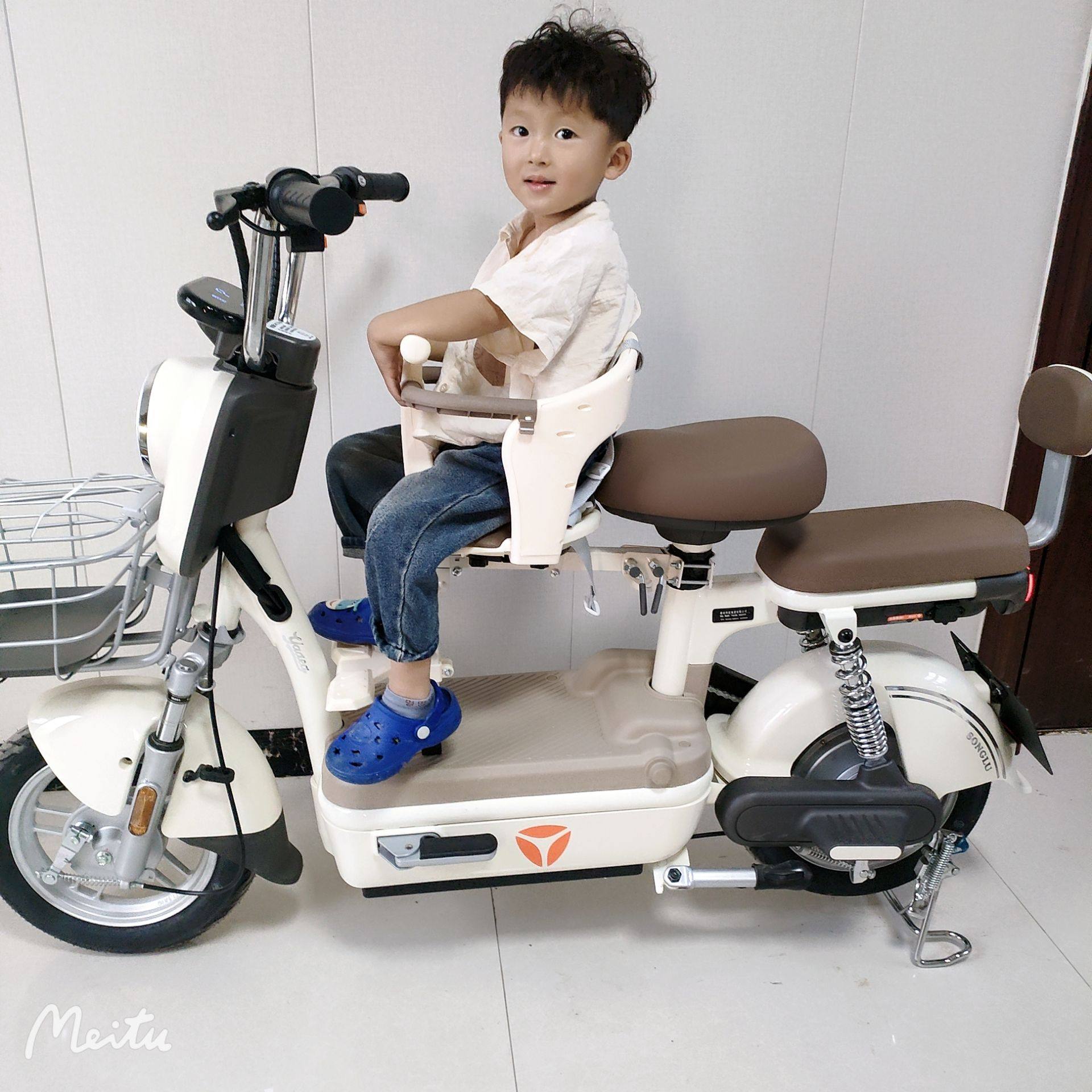 电动车前置儿童座椅宝宝婴儿座椅小电车电瓶车安全可旋转减震座椅,淘宝优惠券,粉丝福利购,淘宝优惠卷