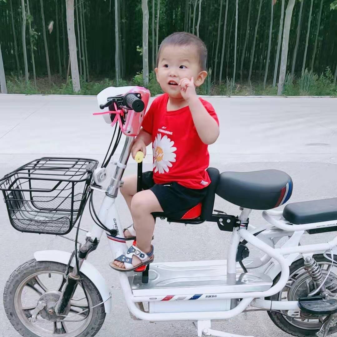 小天航电动车儿童安全座椅前置座椅电瓶车折叠座椅宝宝安全座椅 - 图2