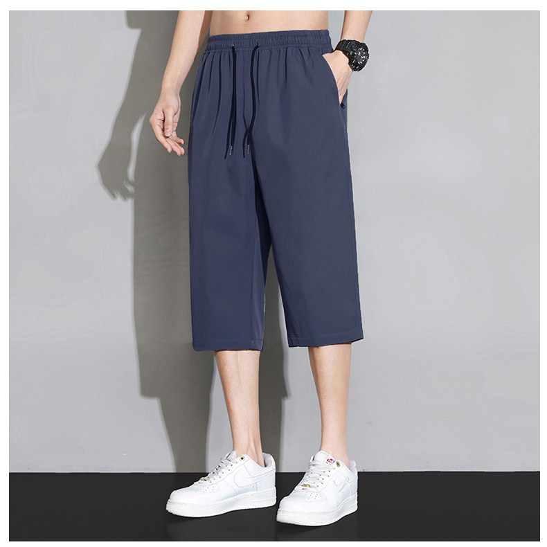 干爽轻薄七分裤子男士夏季超薄款宽松运动短裤中裤直筒透气速干裤,淘宝优惠券,粉丝福利购,淘宝优惠卷