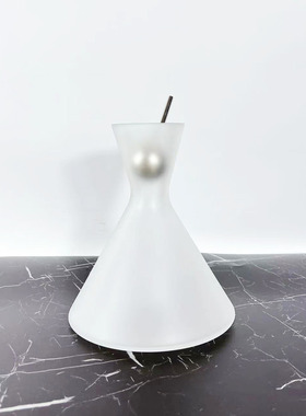 现代简约欧式水晶磨砂银色玻璃酒