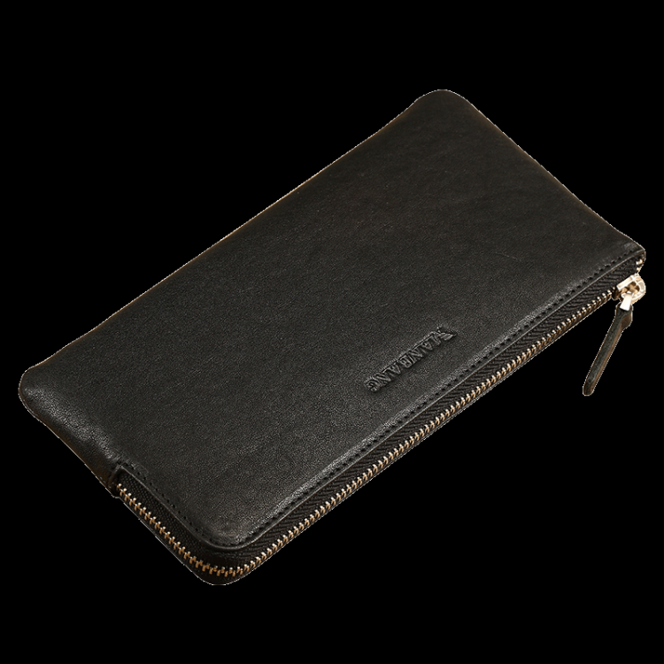 曼邦男士钱包长款真皮牛皮超薄2024新款迷你潮牌拉链手机小手包男 - 图3