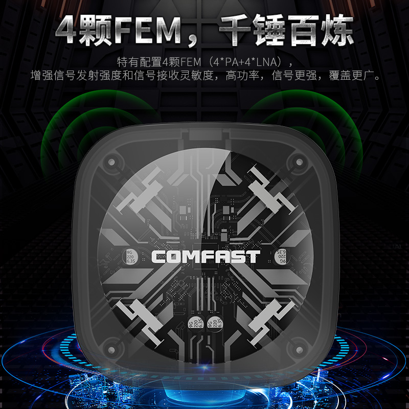 【电竞游戏网卡】COMFAST 960AC无线网卡台式机1900M双频5G千兆大功率USB3.0电脑外置网络发射wifi信号接收器-图3