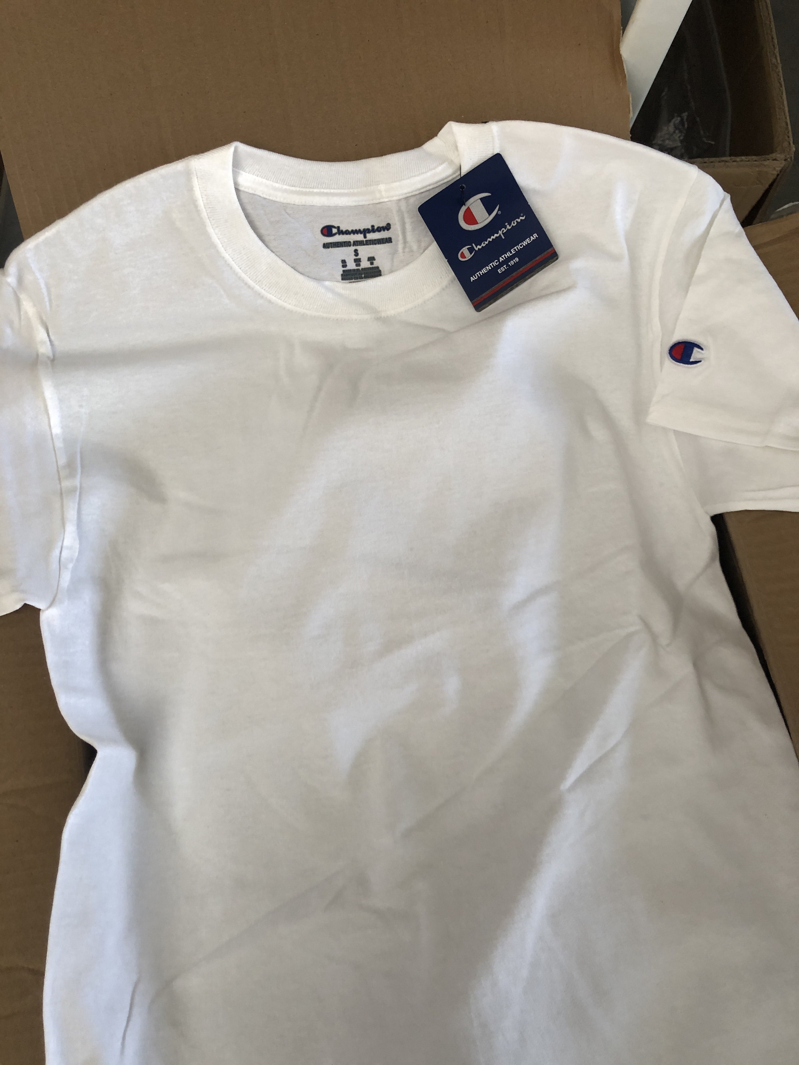 美版champion冠军短袖白色基础款全新正品宽松圆领纯色夏男女t恤,淘宝优惠券,粉丝福利购,淘宝优惠卷