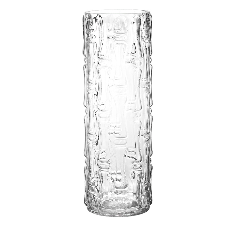 特大号透明玻璃花瓶摆件客厅插花北欧圆柱直筒高款富贵竹家用大号 - 图3