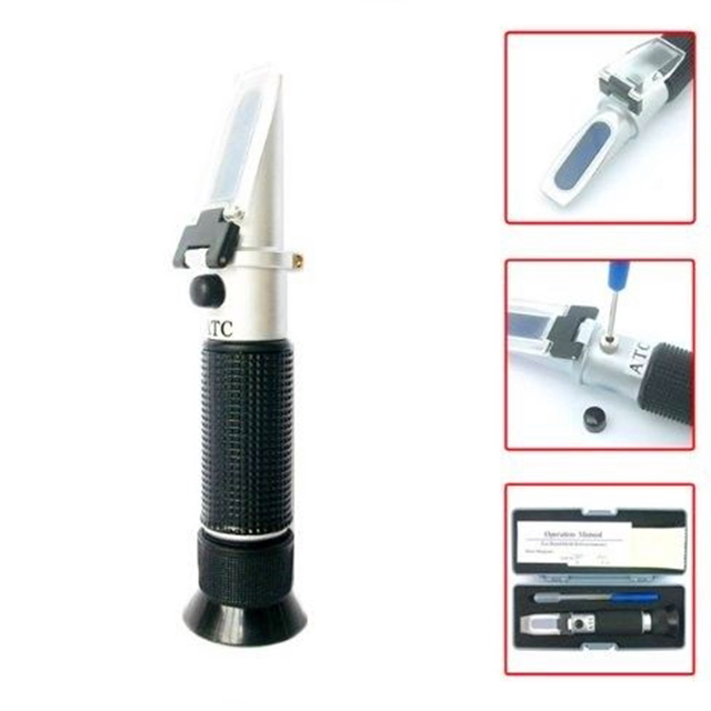 Handheld refractometer Sugar meter Fruit sugar meter Sugar meter Sugar meter Sugar content tester Sugar meter Sugar content test 0-32