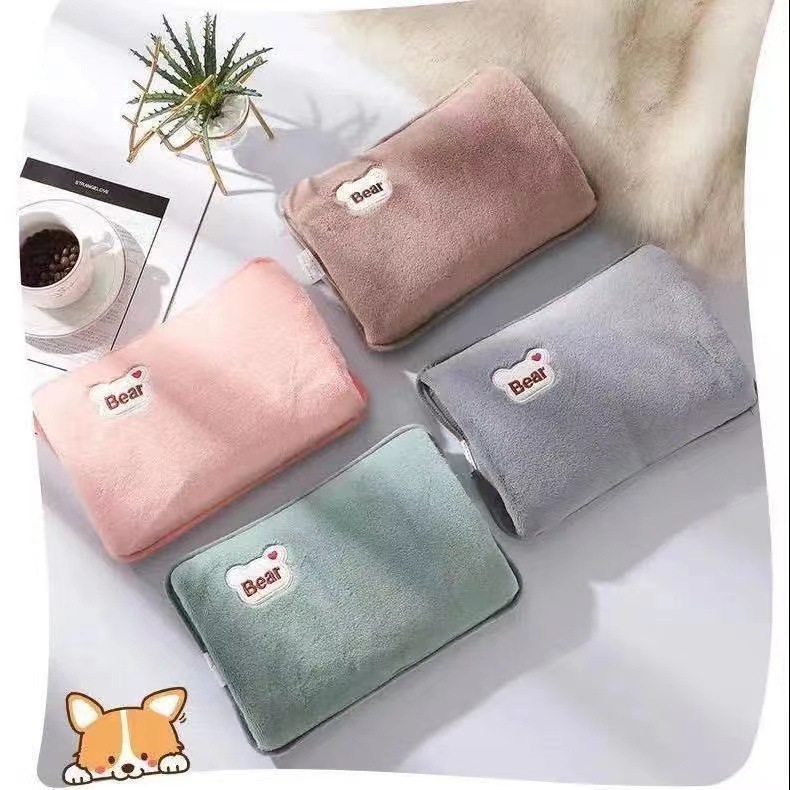 充电热水袋防爆式暖女生暖水袋冬季新款电暖手毛绒水袋