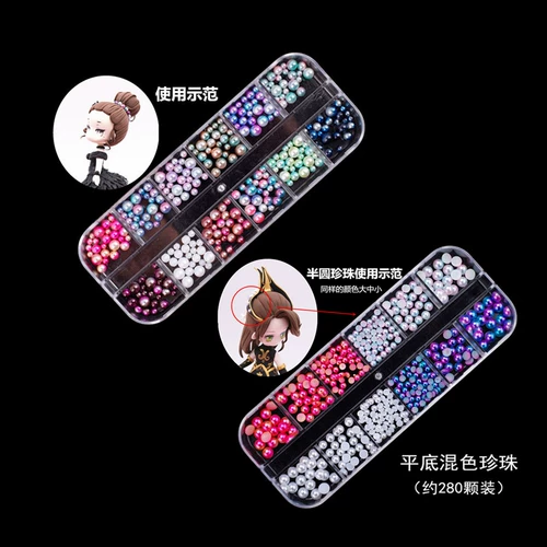 DIY Ultra -светлая глиняная наклейка алмазной ювелирные изделия, абс имитация жемчужных жемчужных алмазных алмазных алмазов таблетки