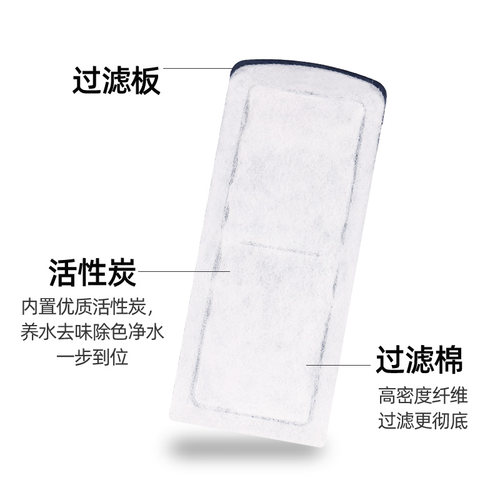 原厂金利佳XP-05 09 11 13瀑布泵壁挂式过滤器过滤板棉替换棉 - 图2