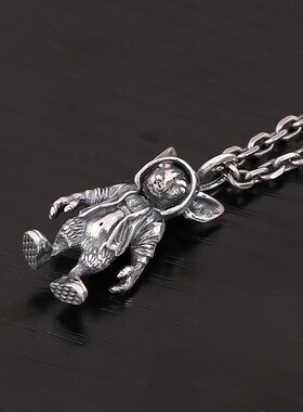 饰品纯银复古小吊坠