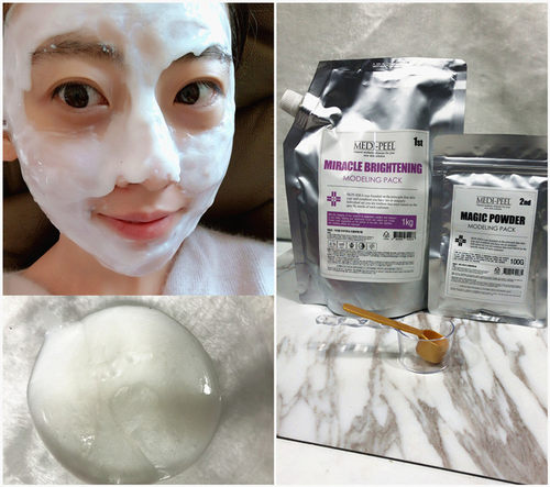 韩国皮肤科美蒂菲medipeel玫瑰软膜粉 补水保湿亢老精华面膜spa - 图0