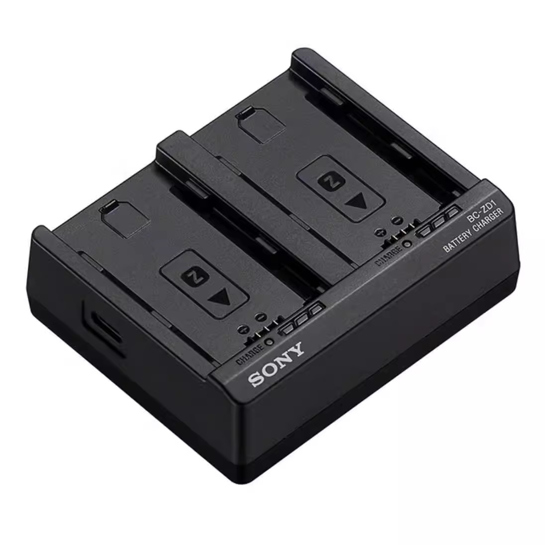 索尼 BC-ZD1双槽电池充电器NP-FZ100 A9R3/7R5 A7M4 ZVE10M2 A7C2 - 图1