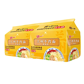 统一兰州牛肉面非油炸细面98g*8包[8元优惠券]-寻折猪