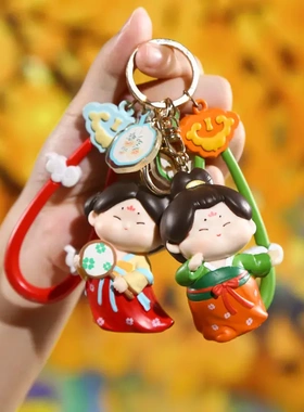 古风唐小糖钥匙扣挂件可爱人偶