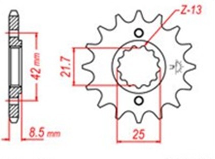 KX250S25轮0KLX230前后大小齿LOPOR/路盘牙L链轮盘齿飞链条 - 图0