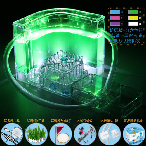 蚂蚁工坊宠物玩具家园城堡学生礼物庄园生态巢别墅沙堡弓背蚁后窝 - 图0