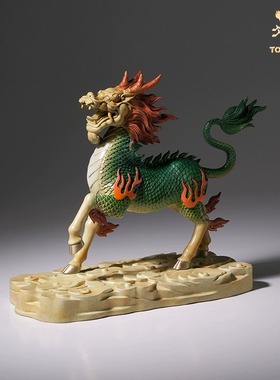 铜师傅《祥瑞麒麟》客厅摆件