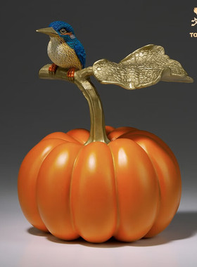 铜师傅福运全铜玄关新中式摆件