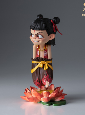 铜师傅哪吒之魔童闹海铜摆件