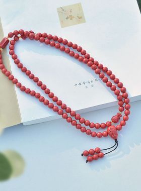 朱砂三通手链高级男女款