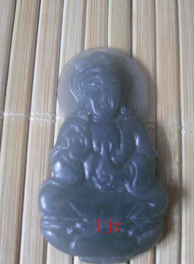 观音吊坠玉阅珠宝青玉男简约